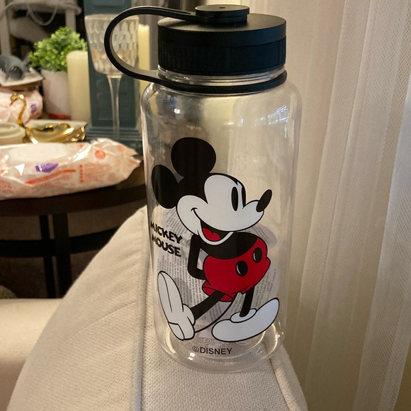Disney Mickey Mouse Black and Red Thermos - Picture 1 of 1
